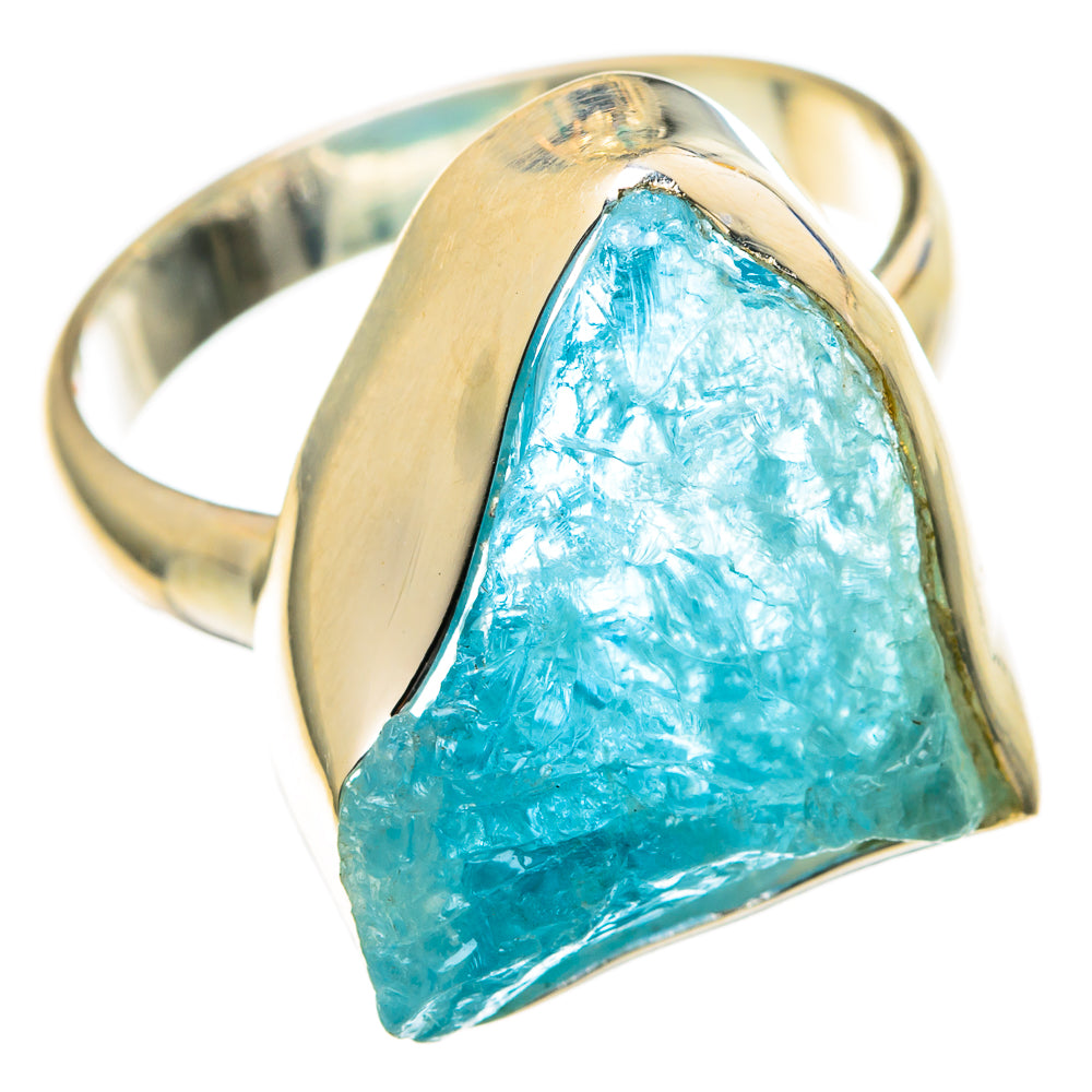 Aquamarine Rings handcrafted by Anasilvercos - RING99061 - Photo 2