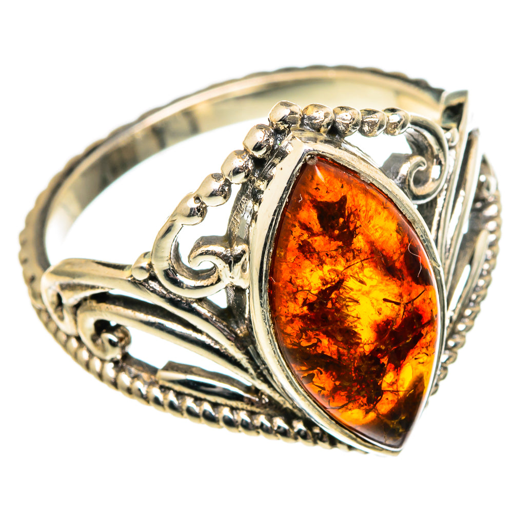 Baltic Amber Rings handcrafted by Anasilvercos - RING99071
