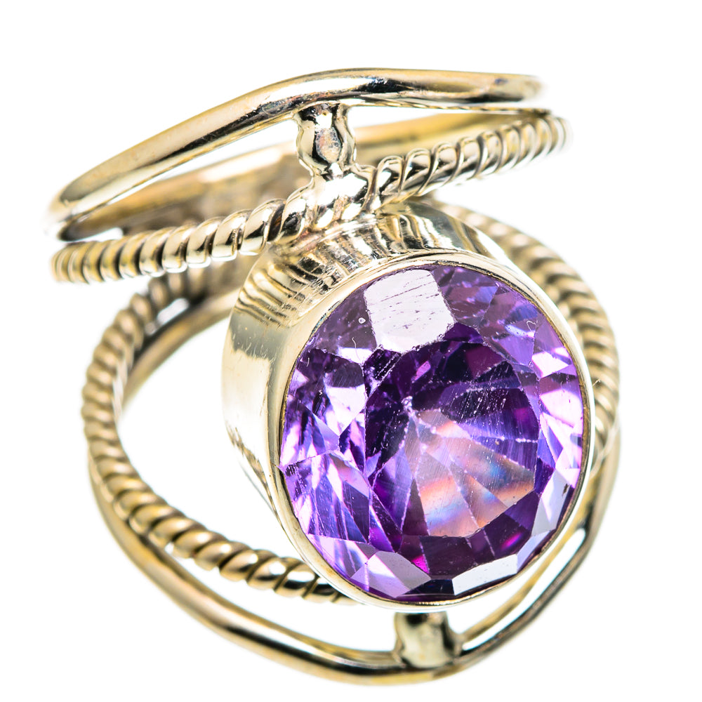 Color Change Alexandrite (lab.) Rings handcrafted by Anasilvercos - RING99086
