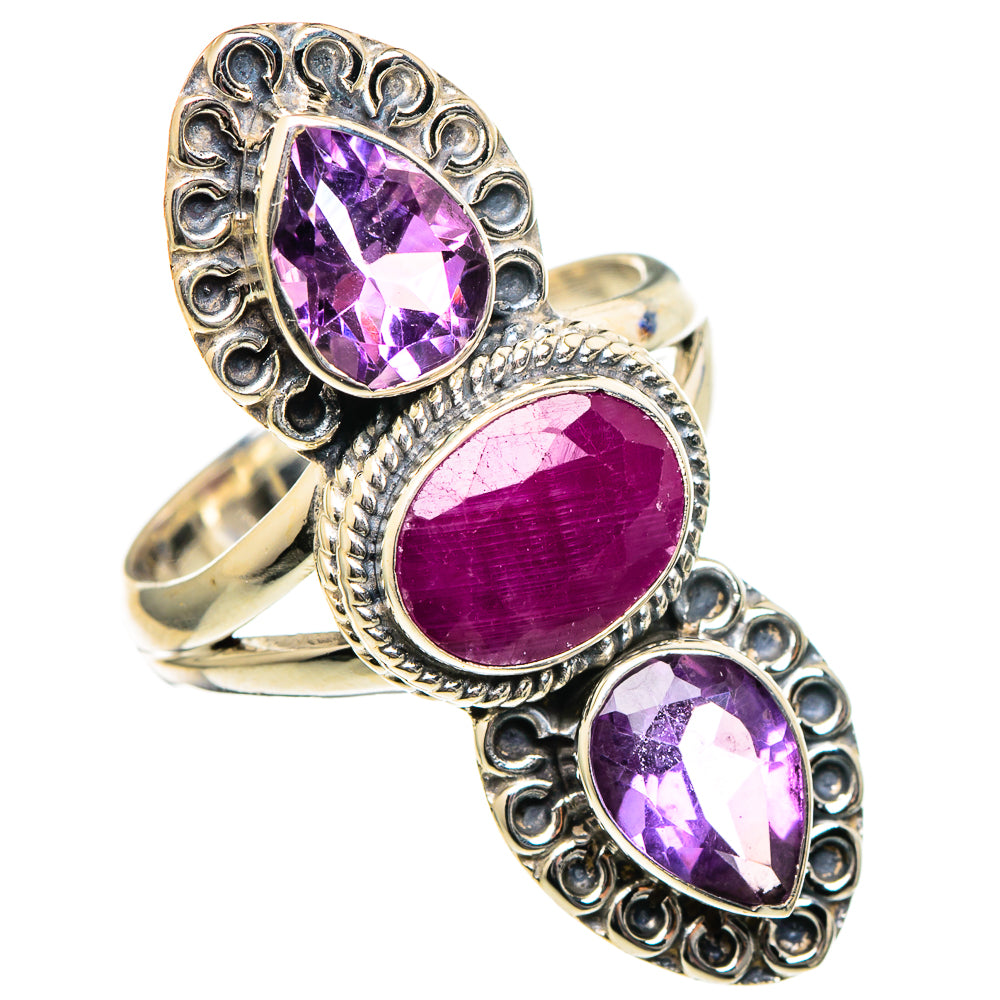 Ruby Rings handcrafted by Anasilvercos - RING99090