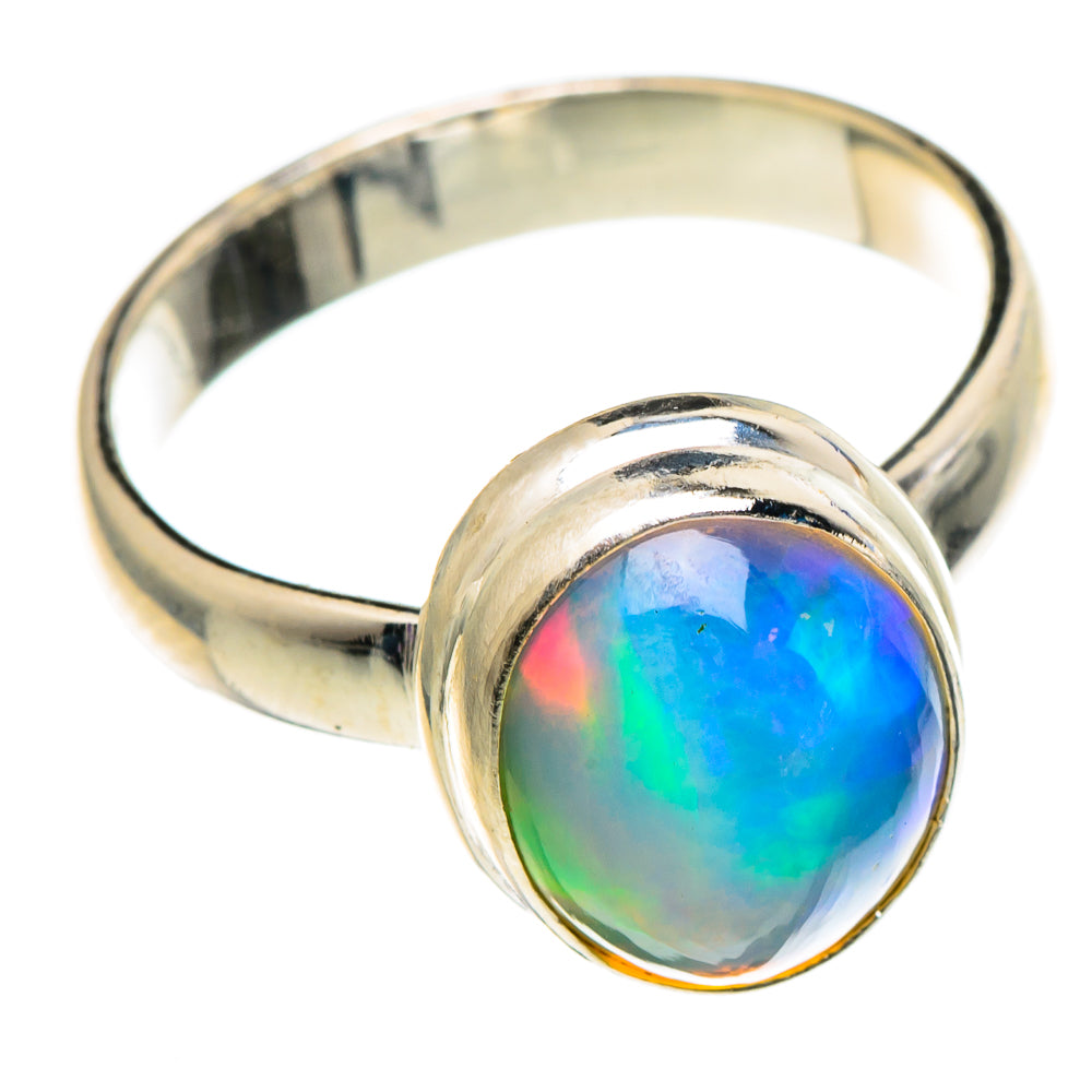 Ethiopian Opal Rings handcrafted by Anasilvercos - RING99092