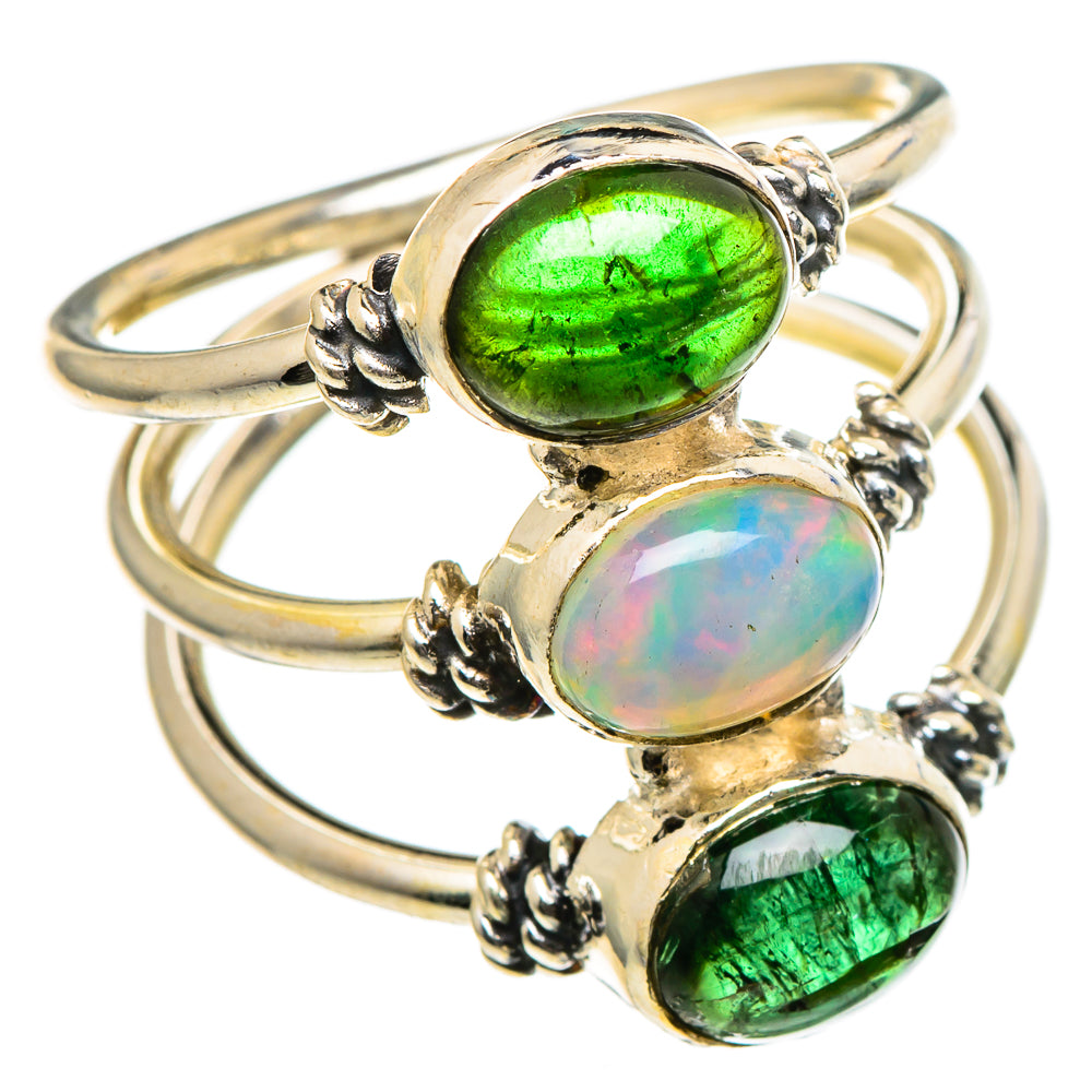 Ethiopian Opal Rings handcrafted by Anasilvercos - RING99093
