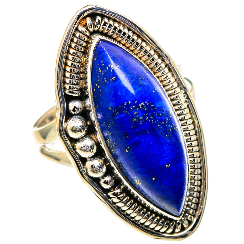 Lapis Lazuli Rings handcrafted by Anasilvercos - RING99096