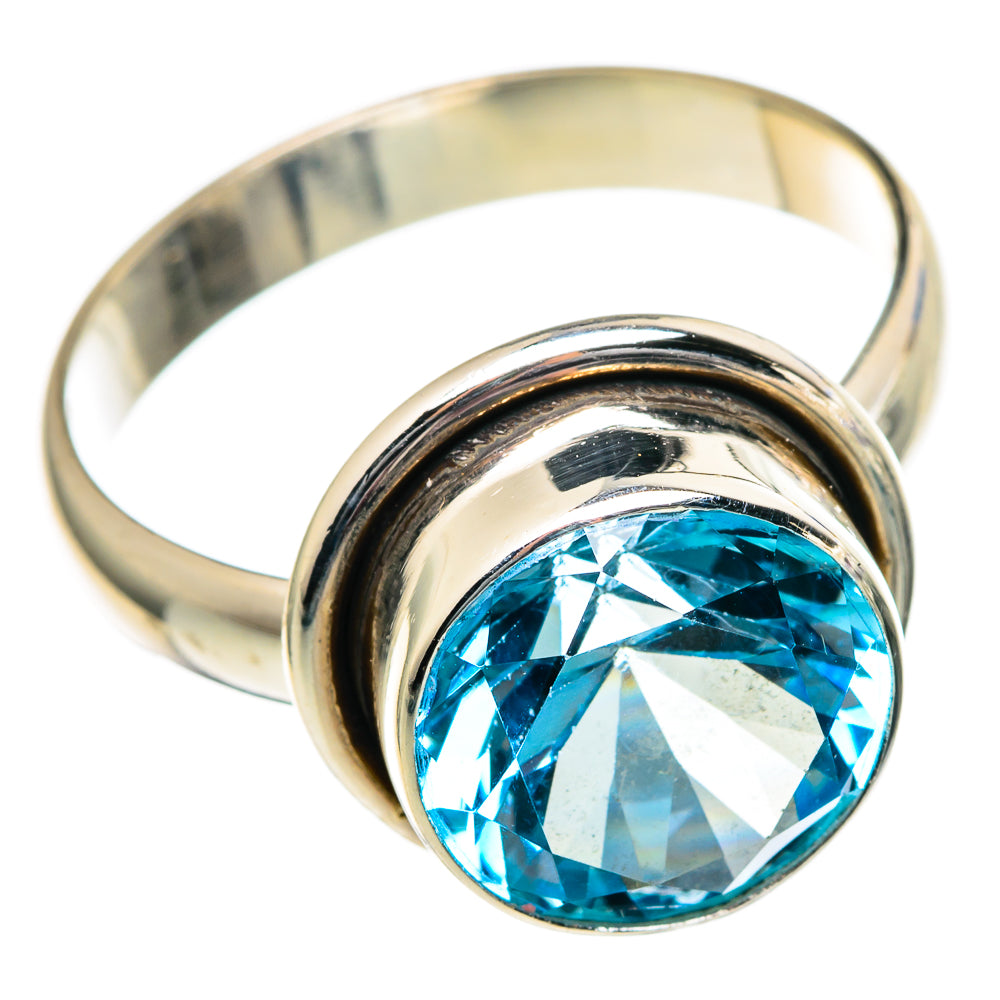 Blue Topaz Rings handcrafted by Anasilvercos - RING99099