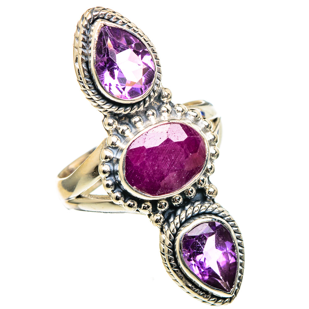 Ruby Rings handcrafted by Anasilvercos - RING99108