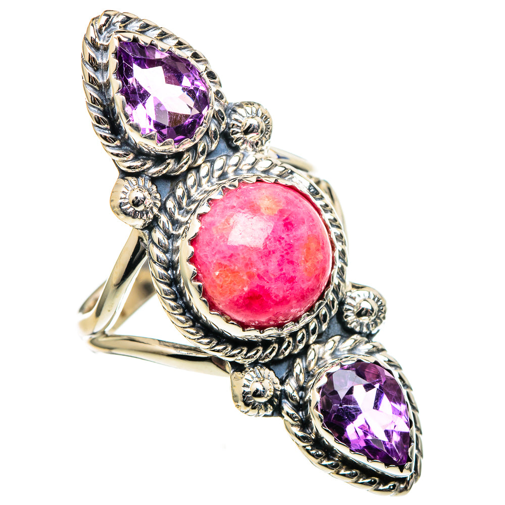 Rhodochrosite Rings handcrafted by Anasilvercos - RING99114