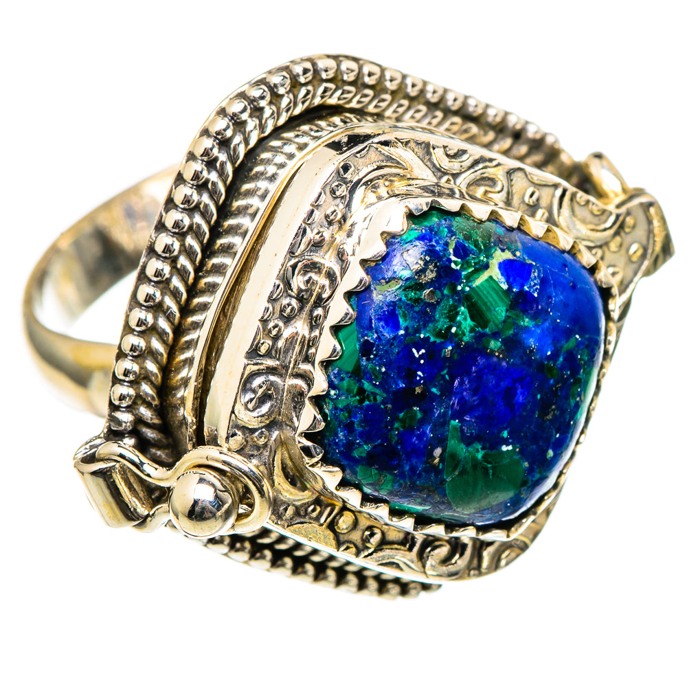 Azurite Rings handcrafted by Anasilvercos - RING99115