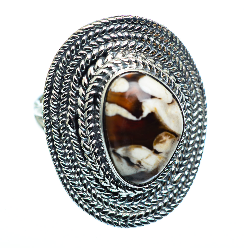 Peanut Wood Jasper Rings handcrafted by Anasilvercos - RING991164