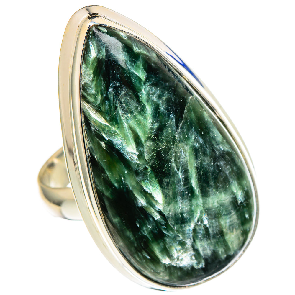 Seraphinite Rings handcrafted by Anasilvercos - RING99123