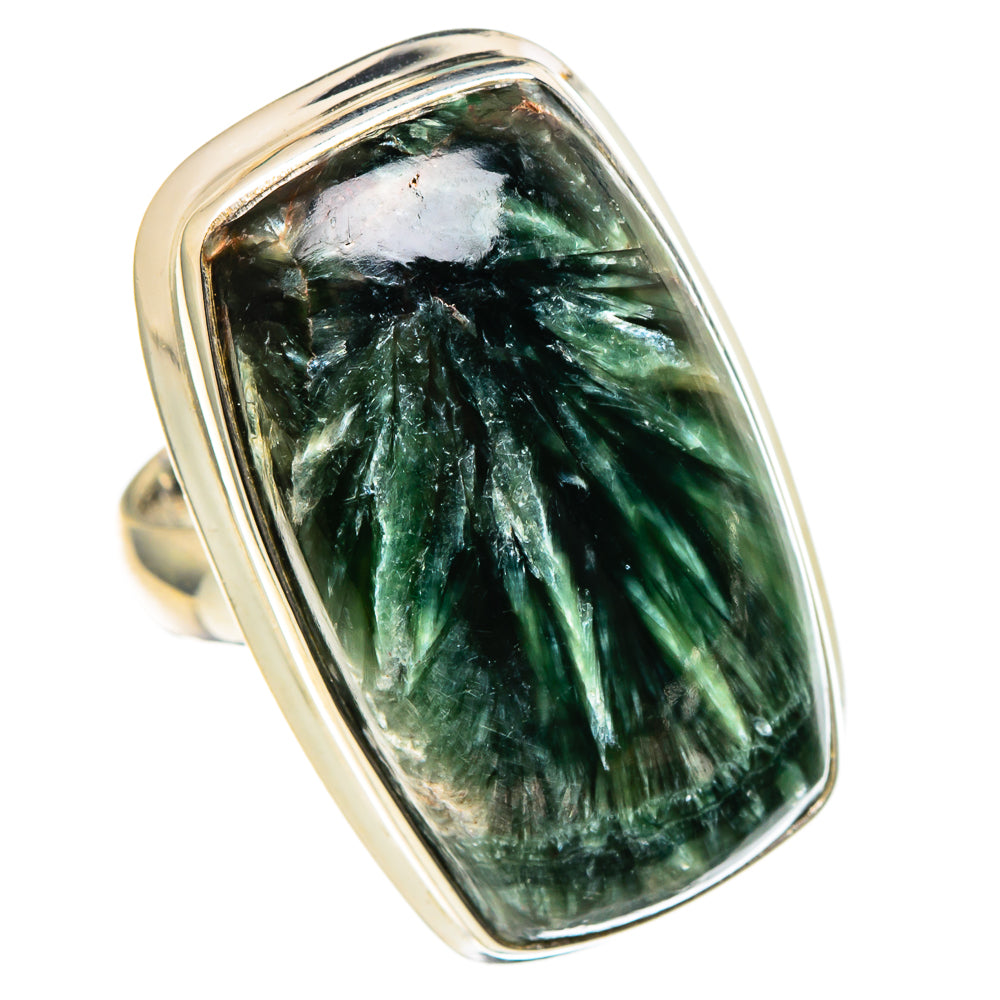 Seraphinite Rings handcrafted by Anasilvercos - RING99125