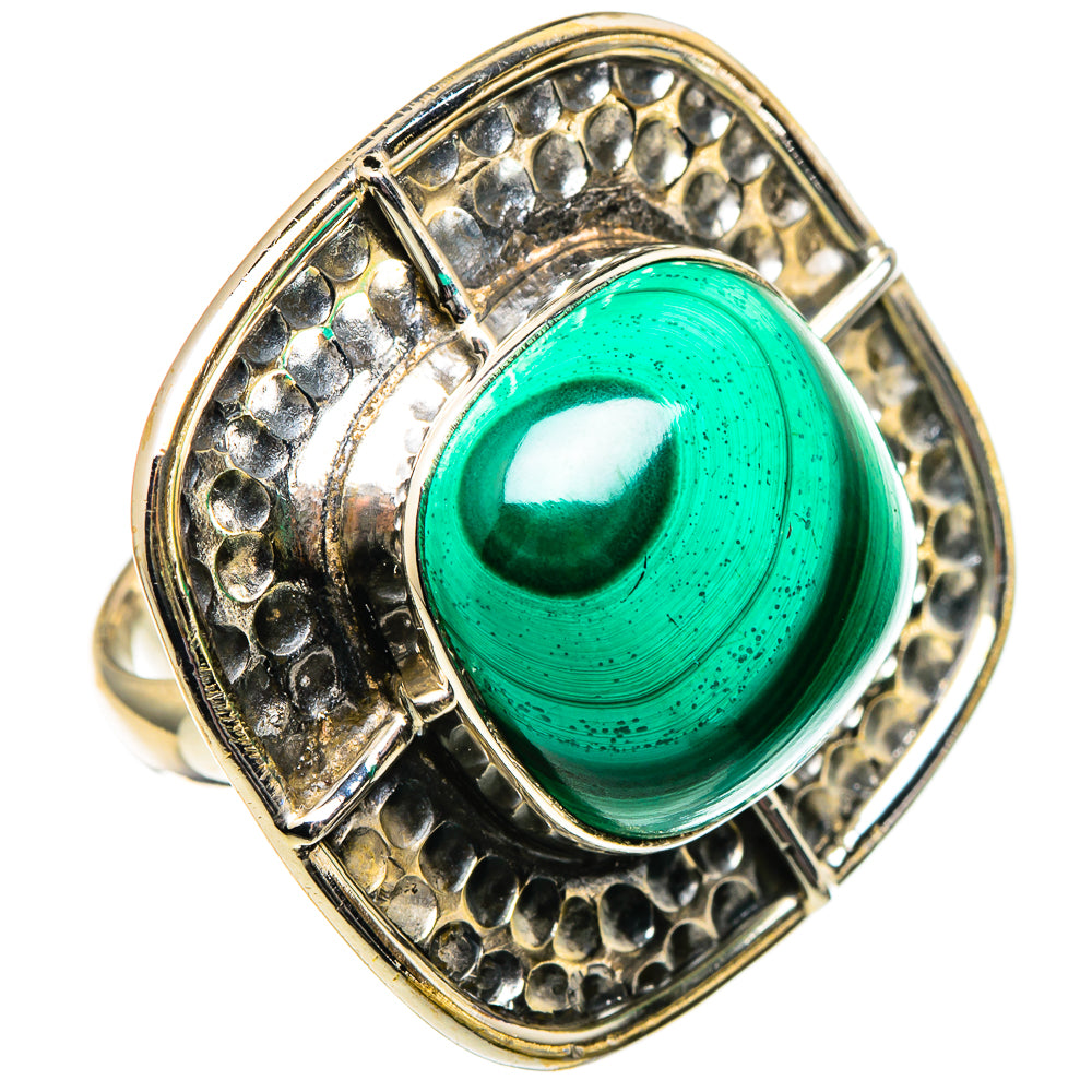 Malachite Rings handcrafted by Anasilvercos - RING99128