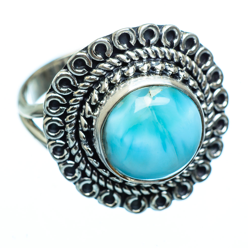 Larimar Rings handcrafted by Anasilvercos - RING991533