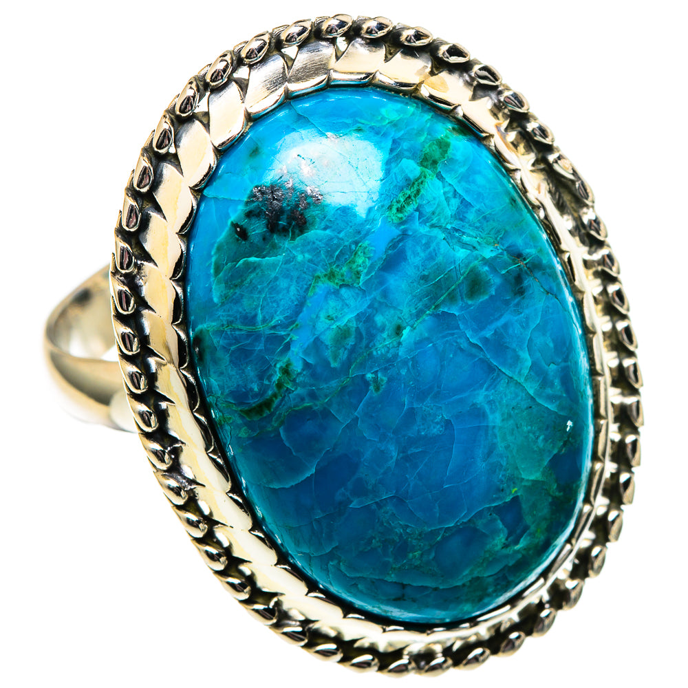 Chrysocolla Rings handcrafted by Anasilvercos - RING99164
