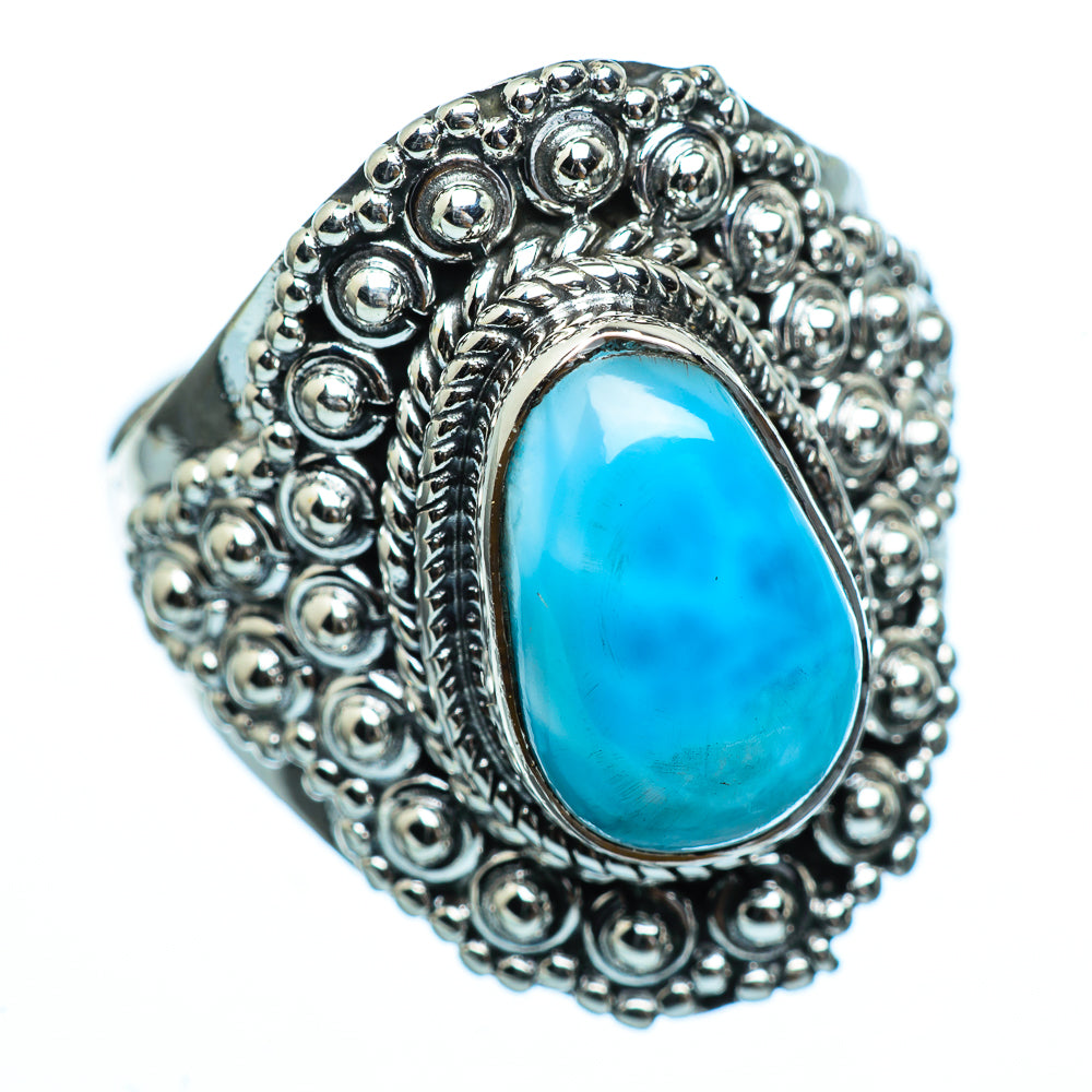 Larimar Rings handcrafted by Anasilvercos - RING991708