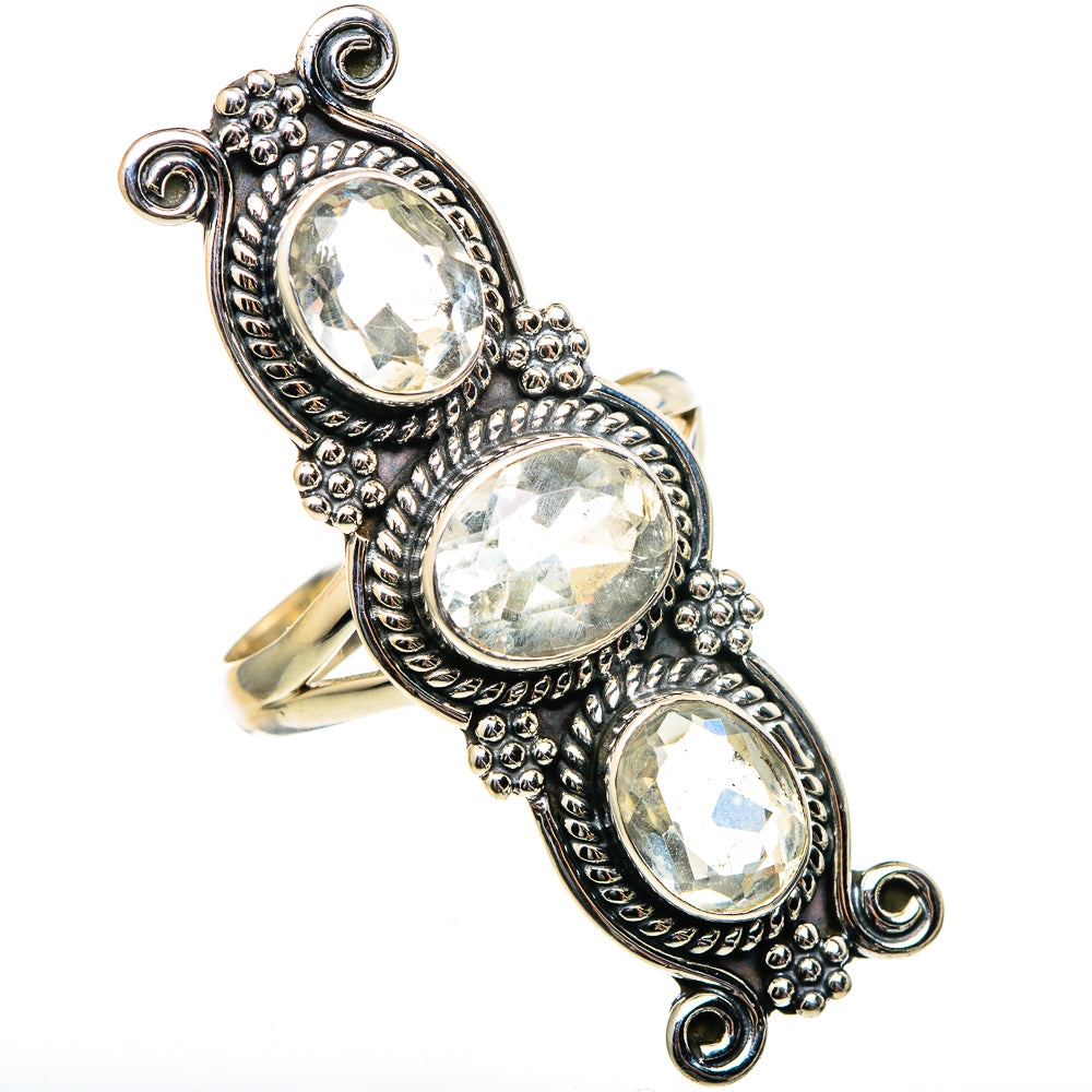 Green Amethyst Rings handcrafted by Anasilvercos - RING99174