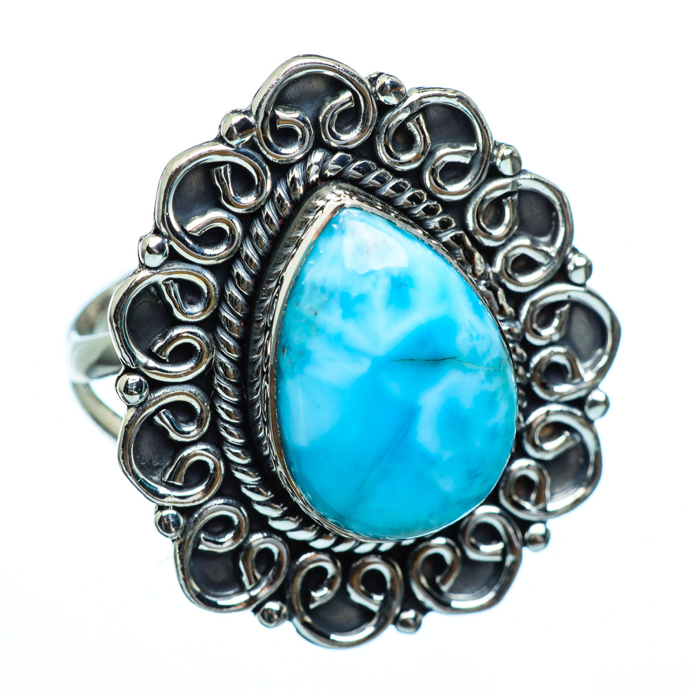 Larimar Rings handcrafted by Anasilvercos - RING991744