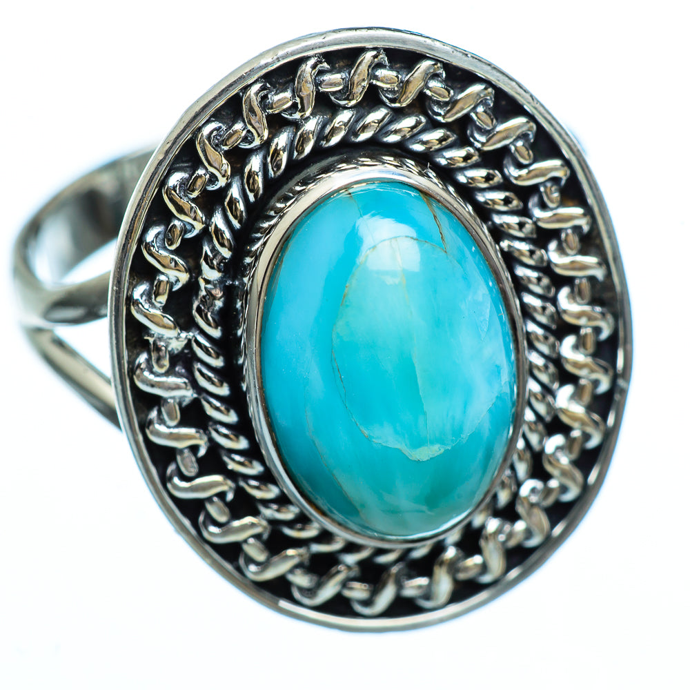 Larimar Rings handcrafted by Anasilvercos - RING991848