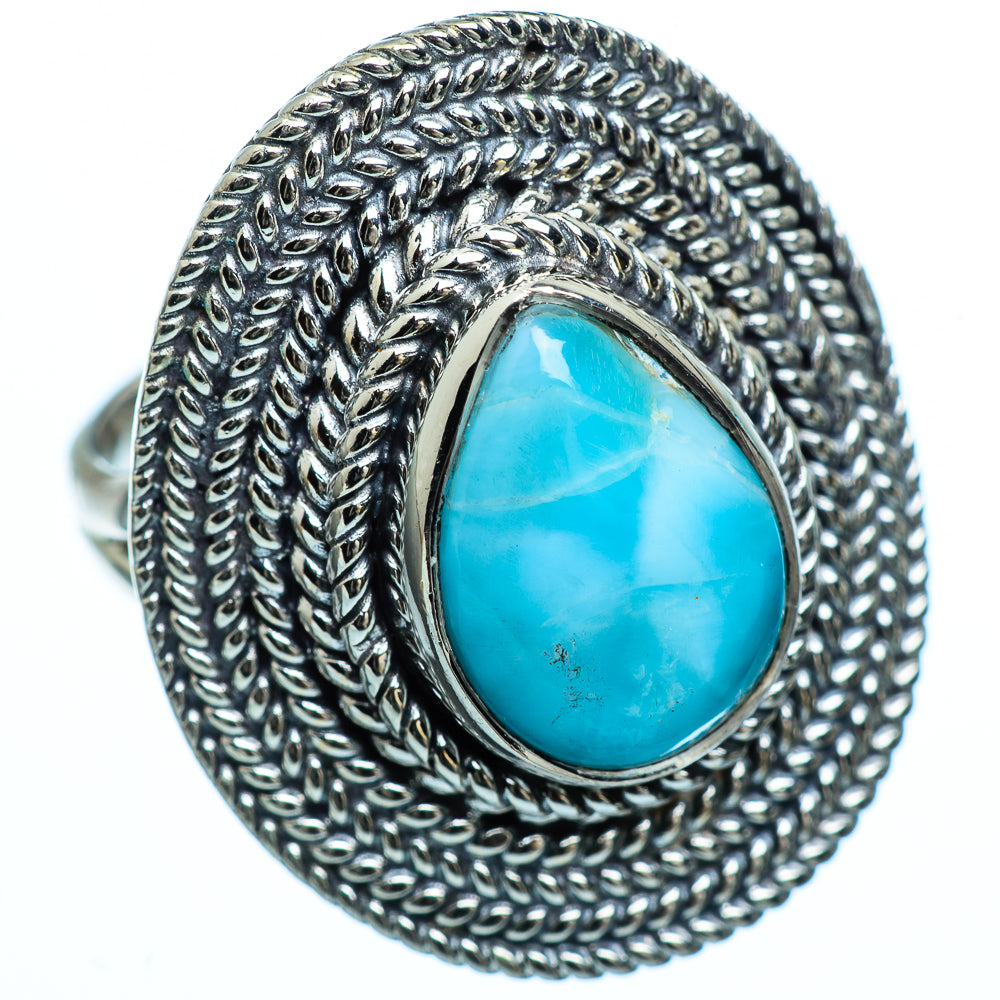 Larimar Rings handcrafted by Anasilvercos - RING991903