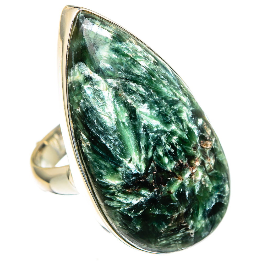 Seraphinite Rings handcrafted by Anasilvercos - RING99206