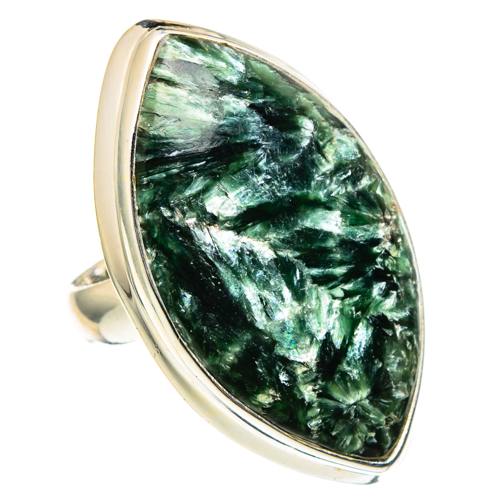 Seraphinite Rings handcrafted by Anasilvercos - RING99210