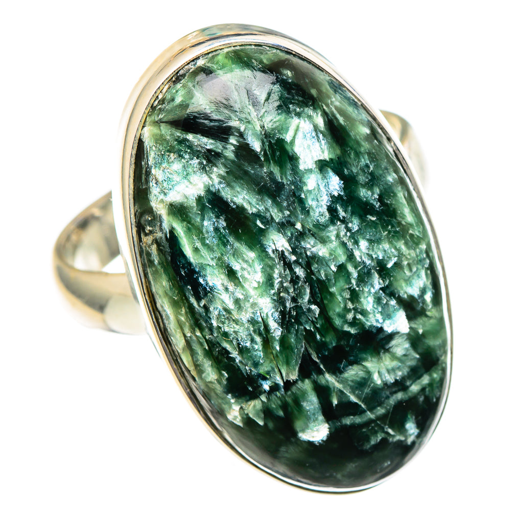 Seraphinite Rings handcrafted by Anasilvercos - RING99212 - Photo 2