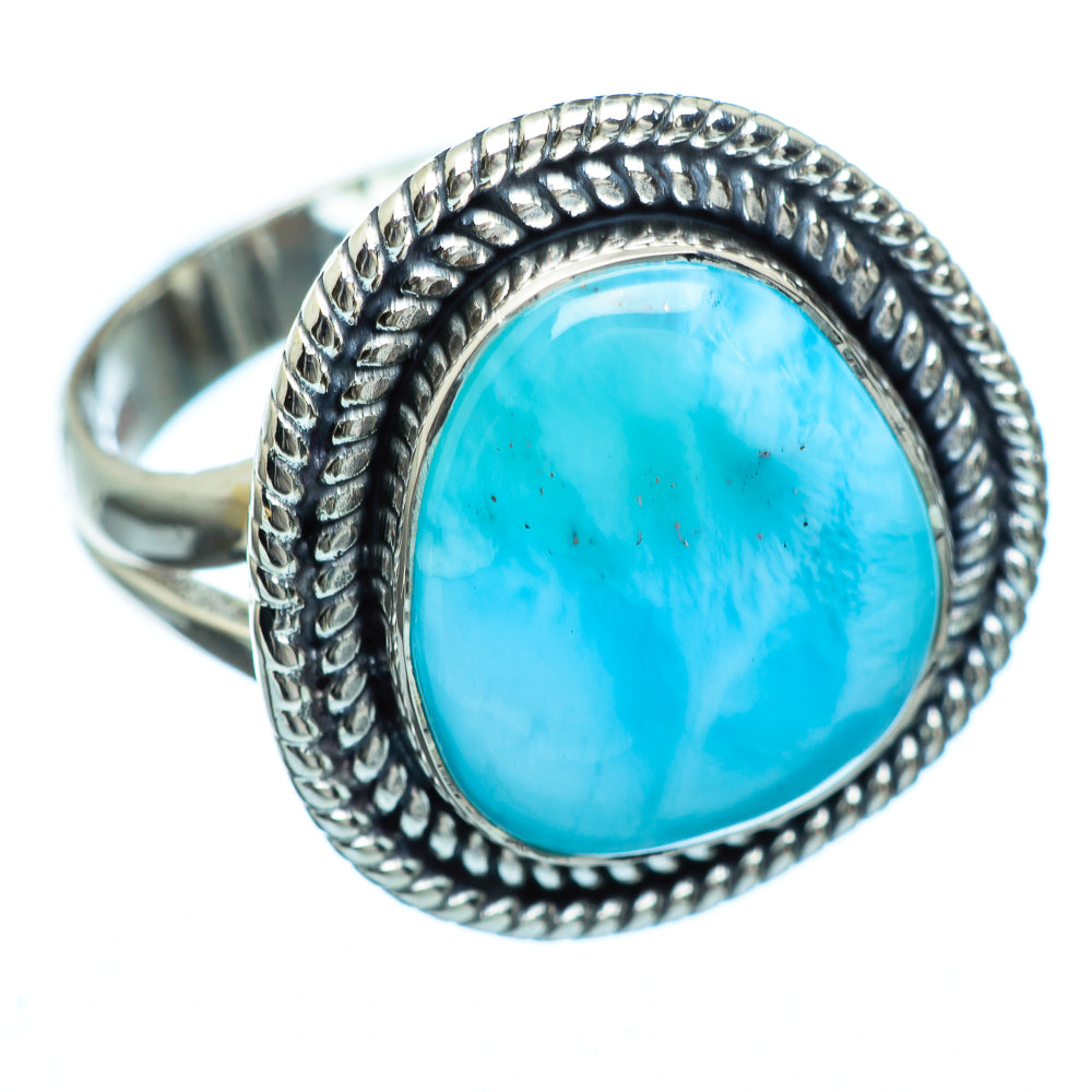 Larimar Rings handcrafted by Anasilvercos - RING992149