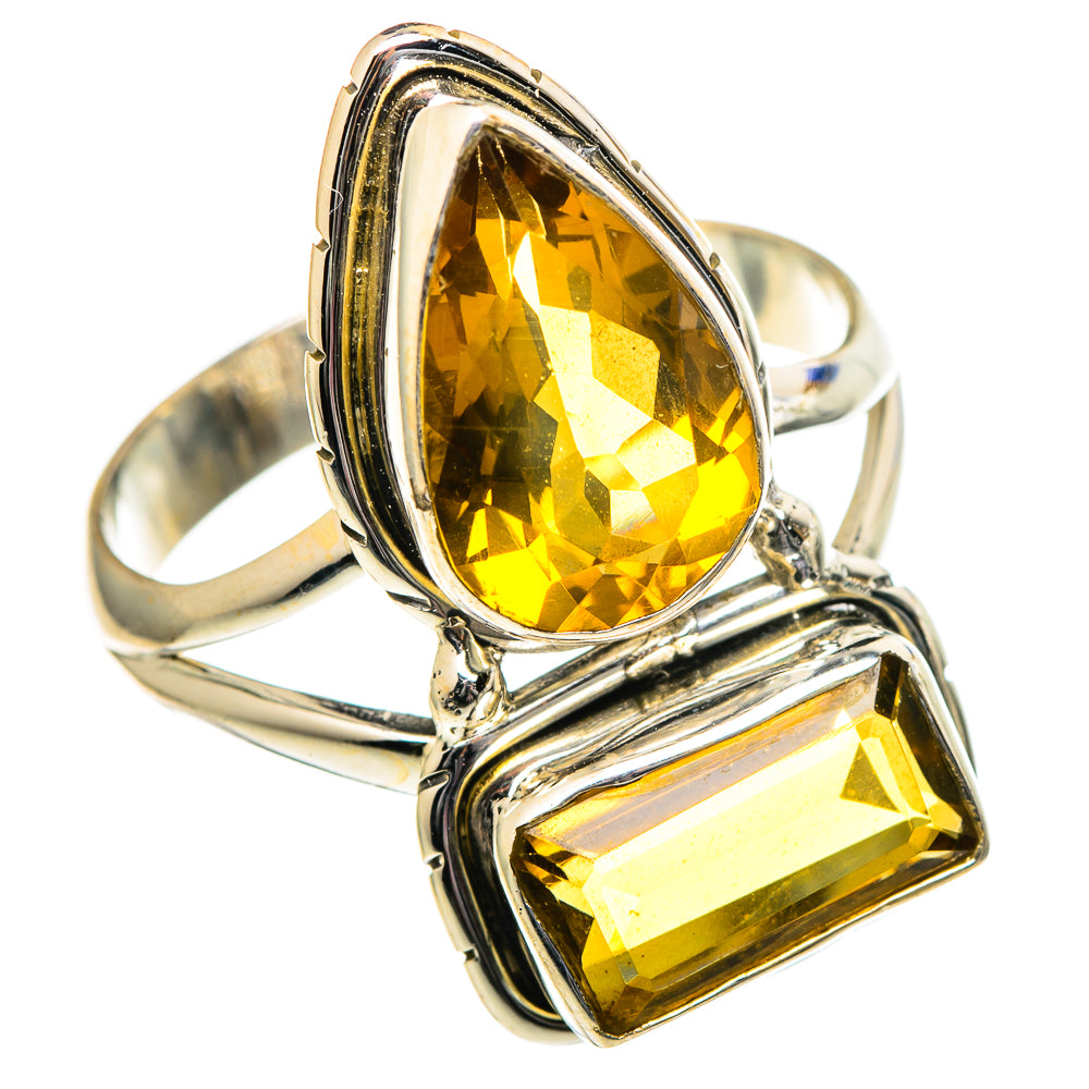 Citrine Rings handcrafted by Anasilvercos - RING99217