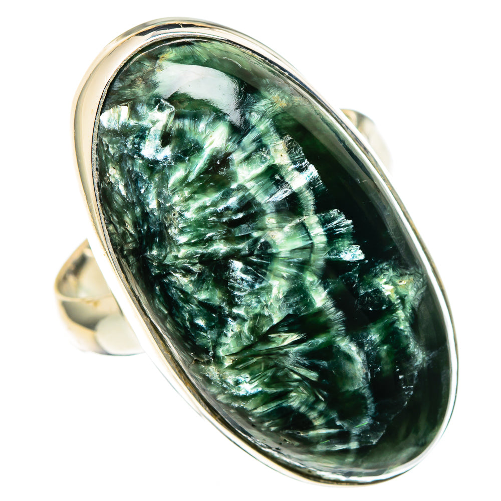 Seraphinite Rings handcrafted by Anasilvercos - RING99229