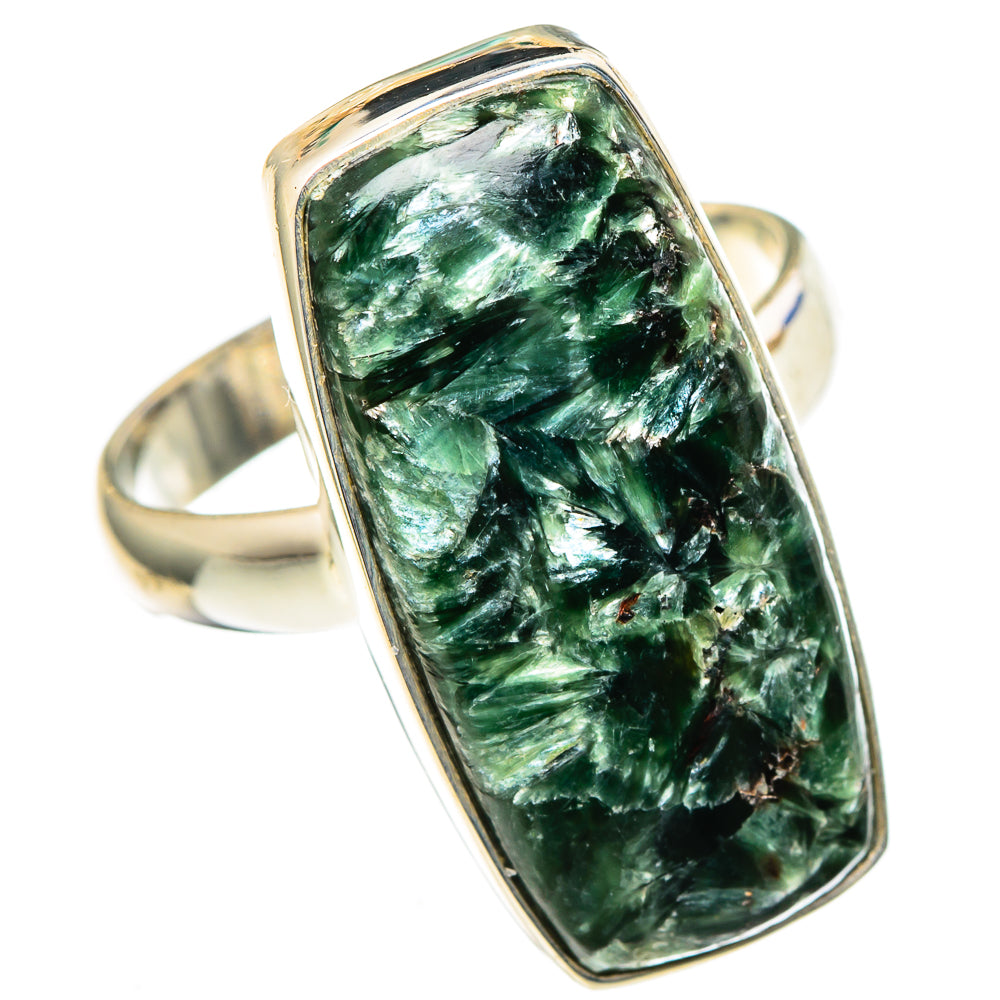 Seraphinite Rings handcrafted by Anasilvercos - RING99231