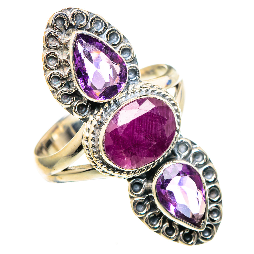 Ruby Rings handcrafted by Anasilvercos - RING99234