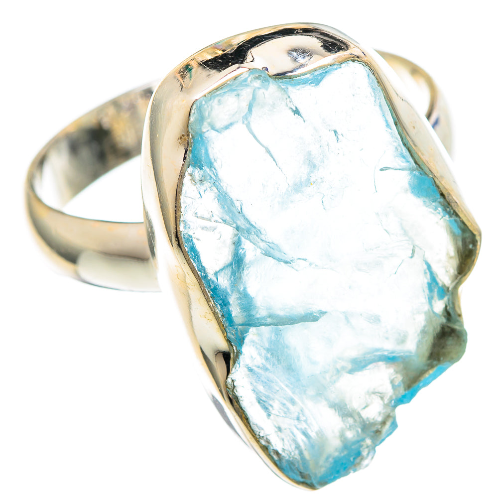 Aquamarine Rings handcrafted by Anasilvercos - RING99237