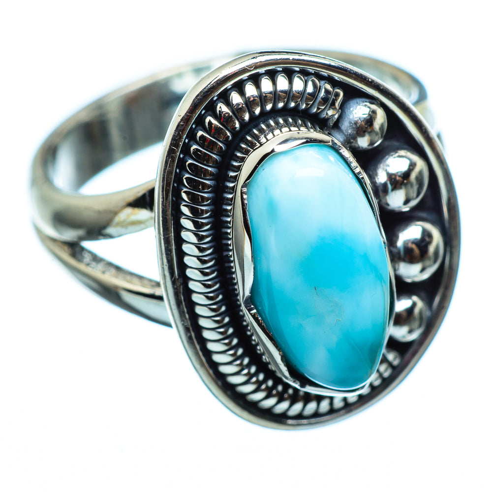 Larimar Rings handcrafted by Anasilvercos - RING992477