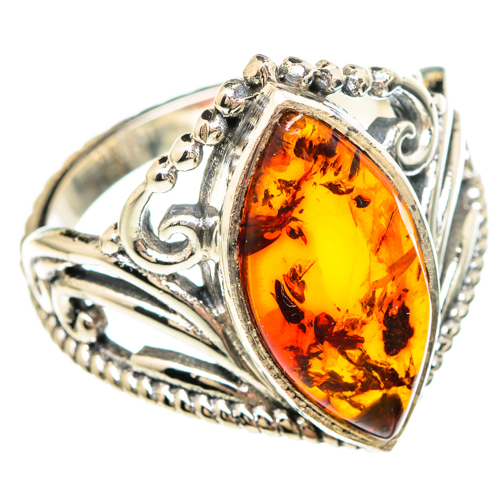 Baltic Amber Rings handcrafted by Anasilvercos - RING99253