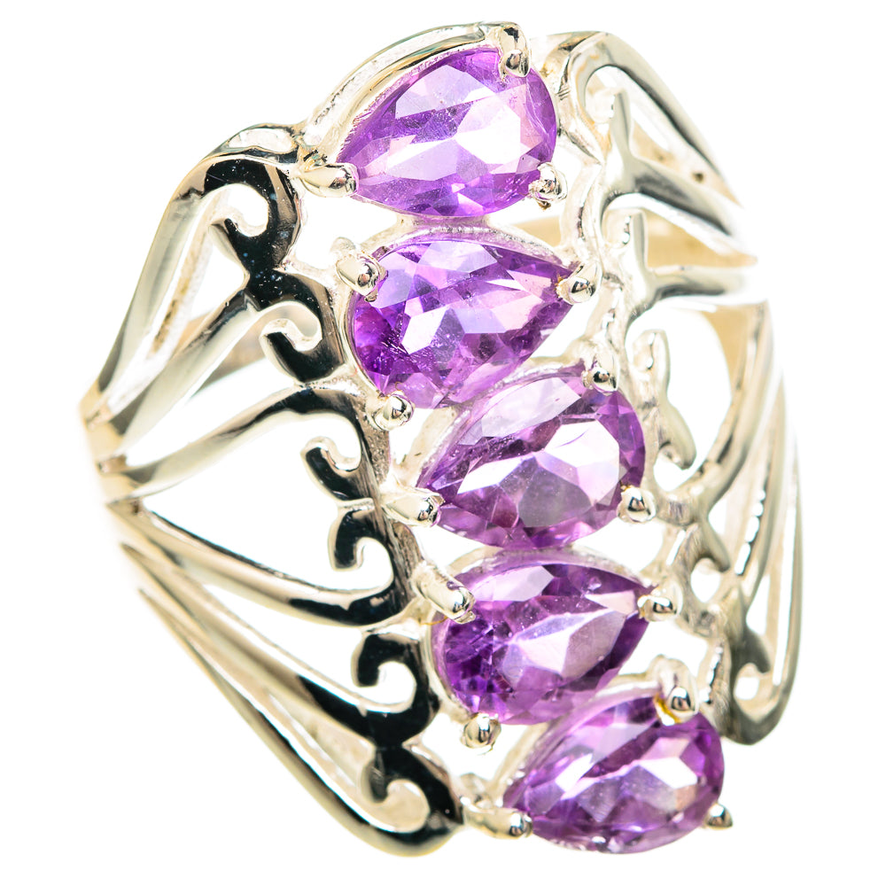 Amethyst Rings handcrafted by Anasilvercos - RING99267