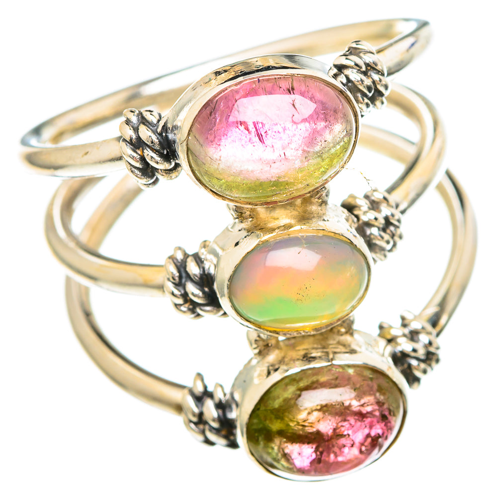 Ethiopian Opal Rings handcrafted by Anasilvercos - RING99276