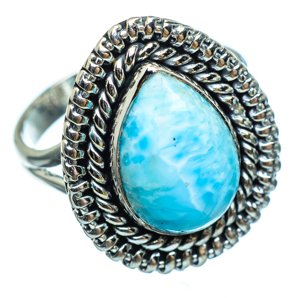 Larimar Rings handcrafted by Anasilvercos - RING992783