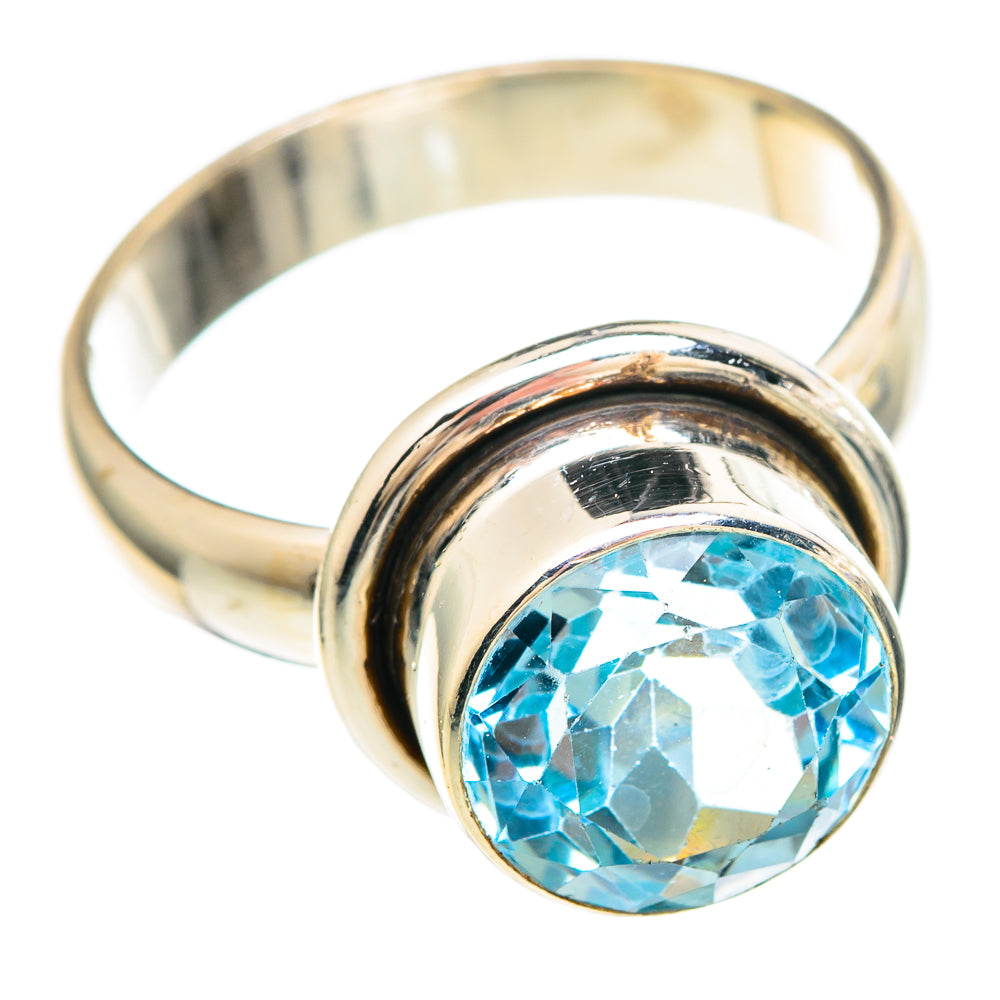 Blue Topaz Rings handcrafted by Anasilvercos - RING99282