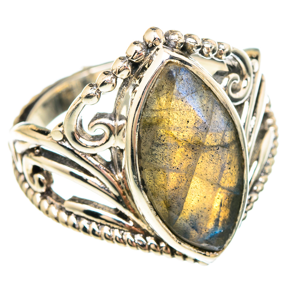 Labradorite Rings handcrafted by Anasilvercos - RING99283