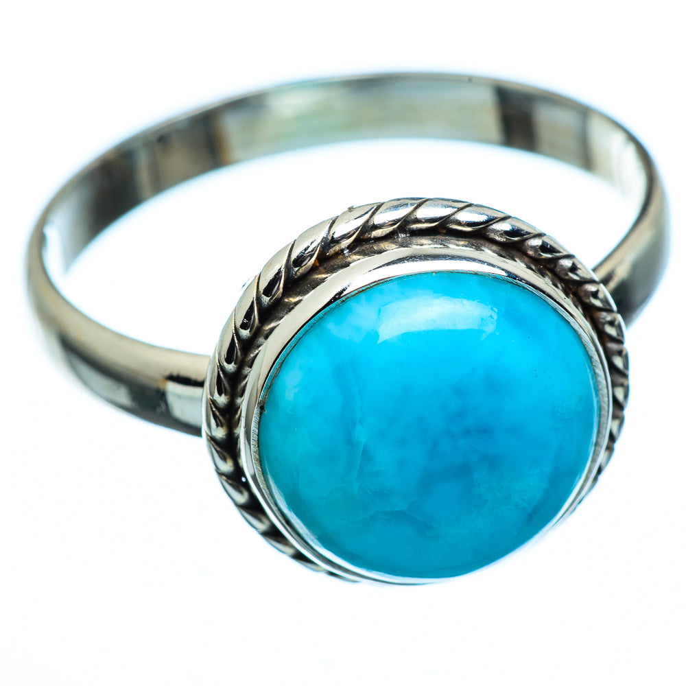 Larimar Rings handcrafted by Anasilvercos - RING993082