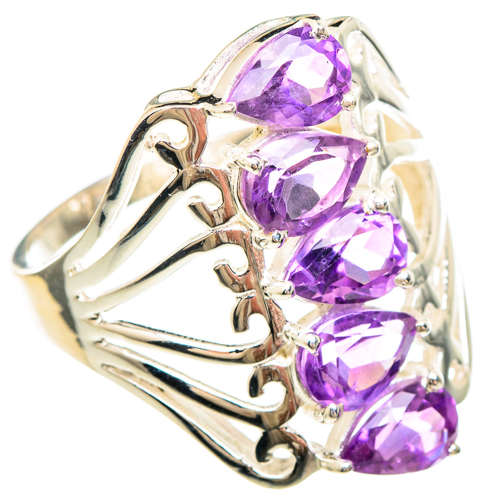 Amethyst Rings handcrafted by Anasilvercos - RING99310