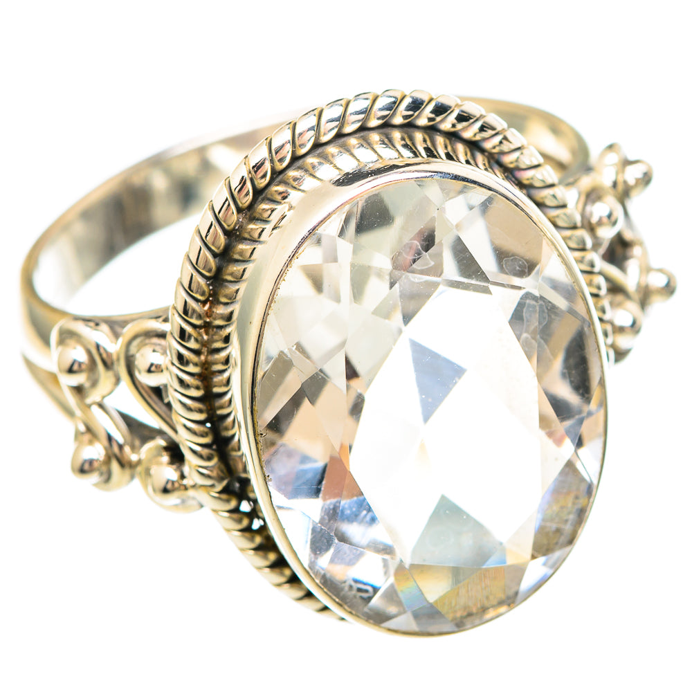 White Quartz Rings handcrafted by Anasilvercos - RING99313