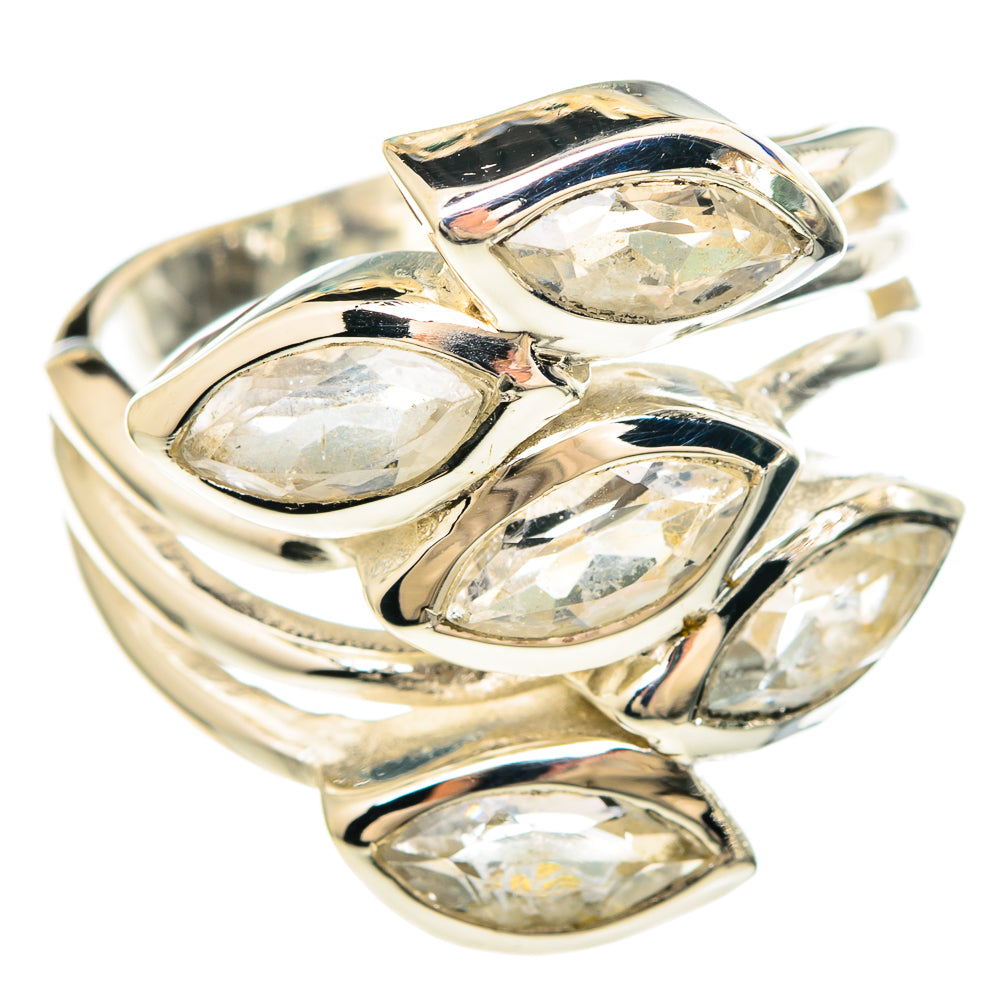 White Quartz Rings handcrafted by Anasilvercos - RING99314