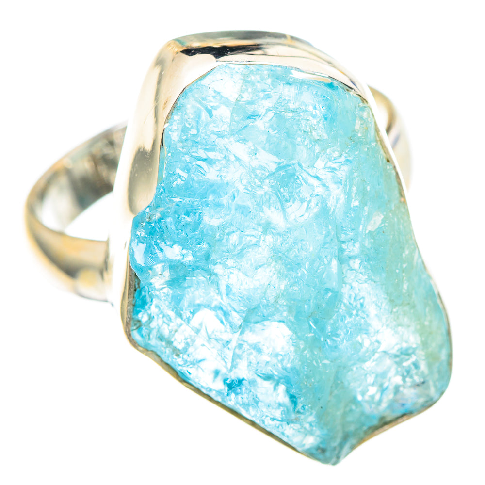 Aquamarine Rings handcrafted by Anasilvercos - RING99324