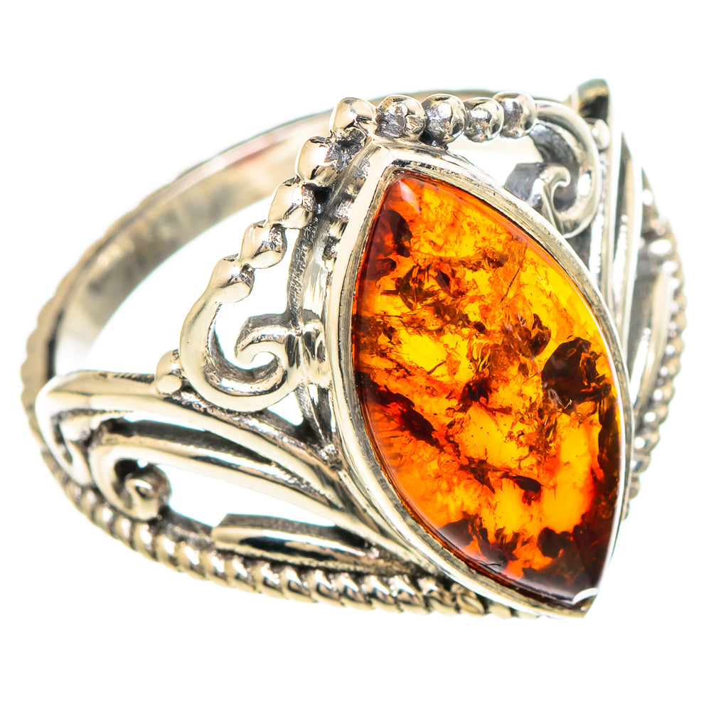 Baltic Amber Rings handcrafted by Anasilvercos - RING99334