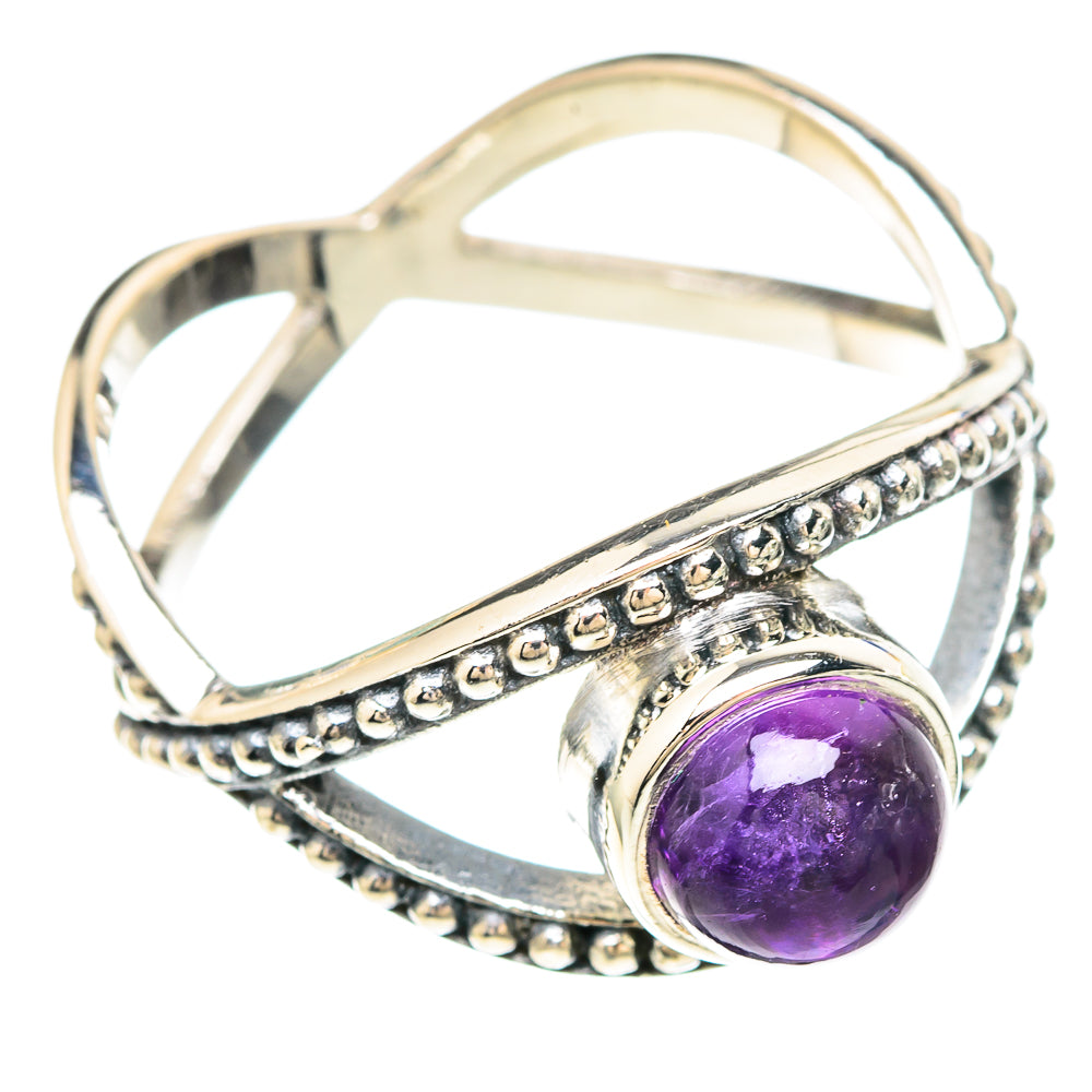 Amethyst Rings handcrafted by Anasilvercos - RING99340