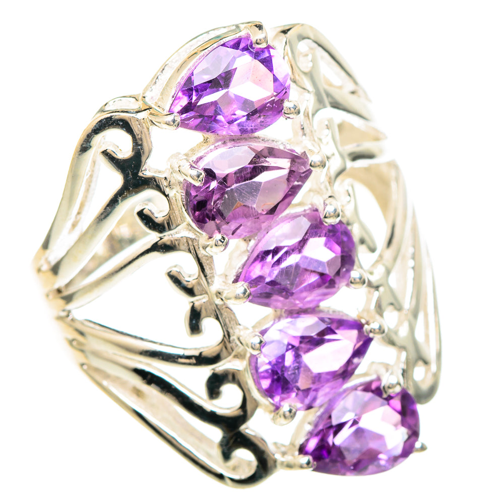Color Change Alexandrite (lab.) Rings handcrafted by Anasilvercos - RING99344