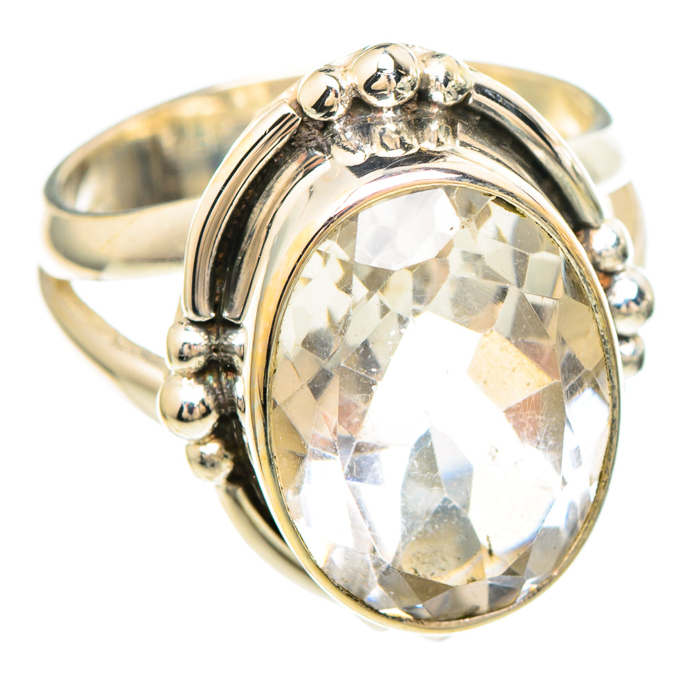 White Quartz Rings handcrafted by Anasilvercos - RING99352