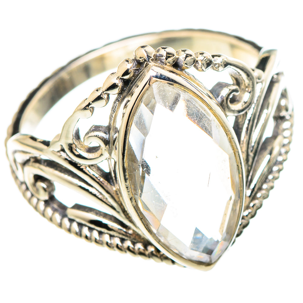 White Quartz Rings handcrafted by Anasilvercos - RING99353
