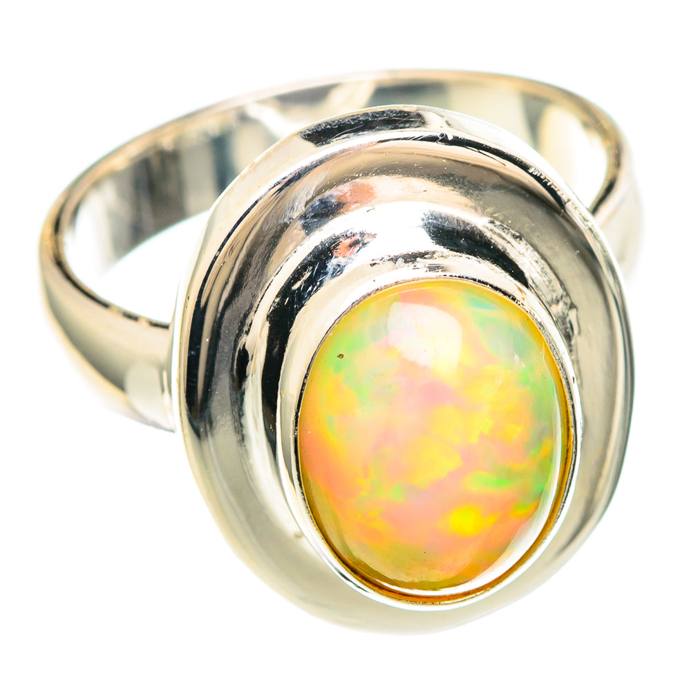 Ethiopian Opal Rings handcrafted by Anasilvercos - RING99357