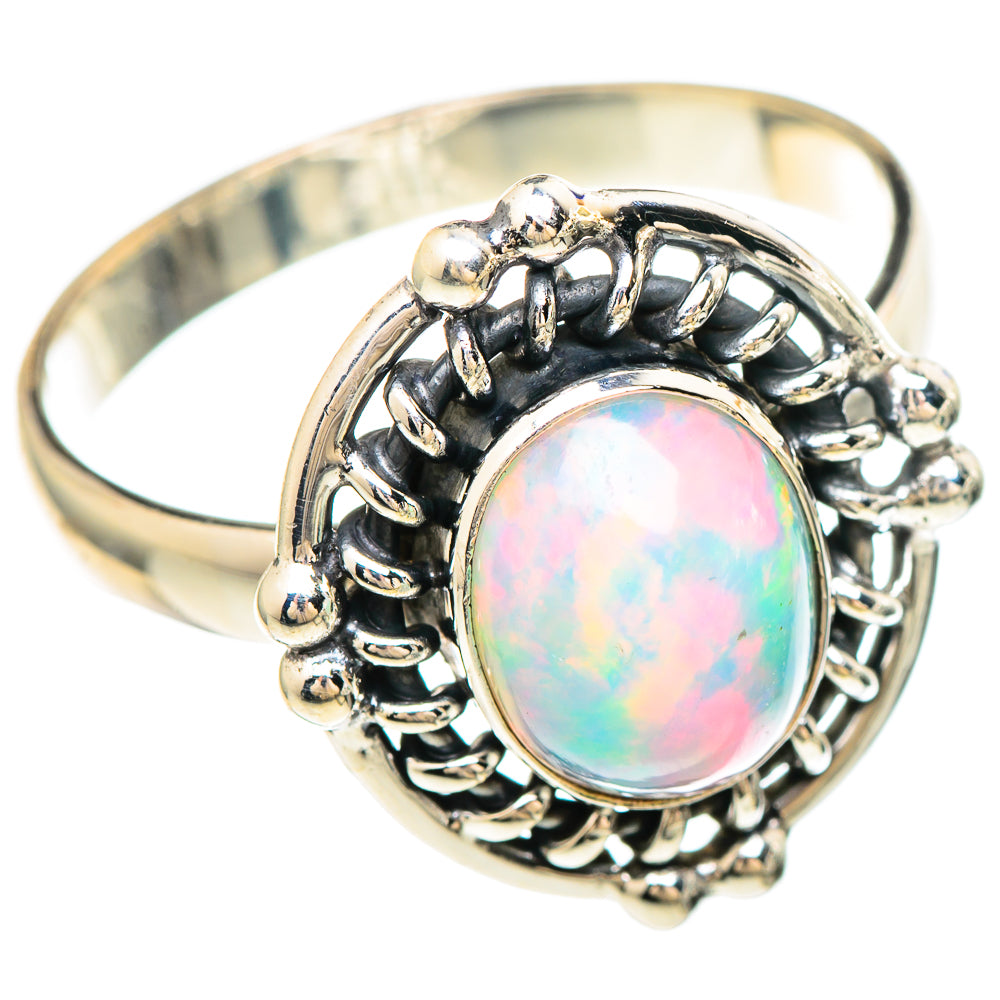 Ethiopian Opal Rings handcrafted by Anasilvercos - RING99358